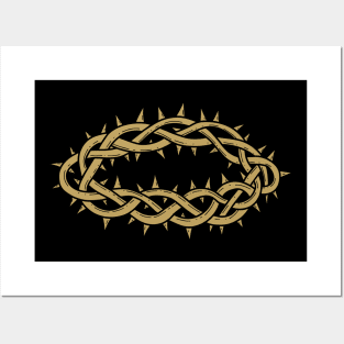 The crown of thorns is a symbol of the suffering of Jesus Christ Posters and Art